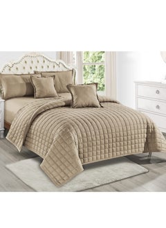 Summer single and a half bed sheet, plain, compressed, consisting of 4 pieces, to give you a refreshing summer, size 170*210 cm