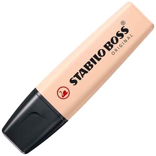 STABILO Highlighter BOSS ORIGINAL NatureCOLORS - Pack of 6 - Beige, Warm Grey, Earth Green, Sienna, Mud Green, Umber - Image 2
