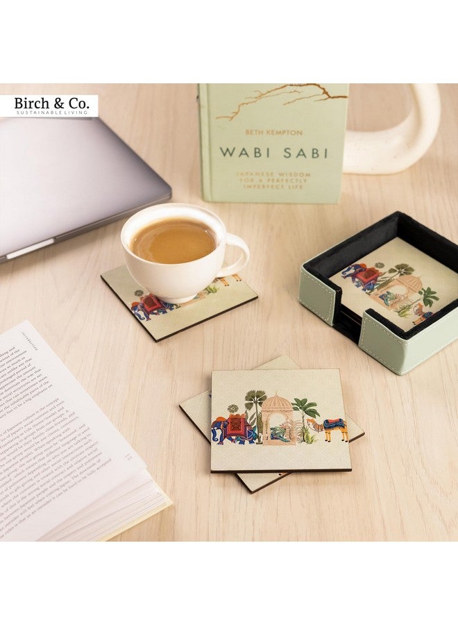 Birch & Co. أكواب بوش & كو. من الفلين - أكواب - ملحقات ديكور طاولة الطعام - مجموعة أكواب لطاولة الطعام للأواني الساخنة - أكواب للأكواب مجموعة من 6 - متينة وطويلة الأمد - Image 4