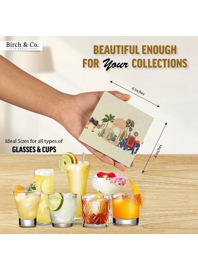 Birch & Co. أكواب بوش & كو. من الفلين - أكواب - ملحقات ديكور طاولة الطعام - مجموعة أكواب لطاولة الطعام للأواني الساخنة - أكواب للأكواب مجموعة من 6 - متينة وطويلة الأمد - Image 5