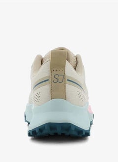 SJ Women's Textured Lace-Up Low Ankle Sneakers  - Image 3