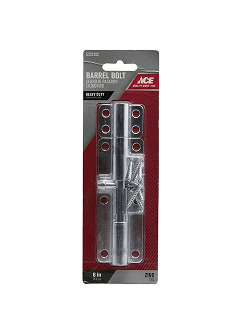 ACE Barrel Bolt 15 2 Cm Silver 