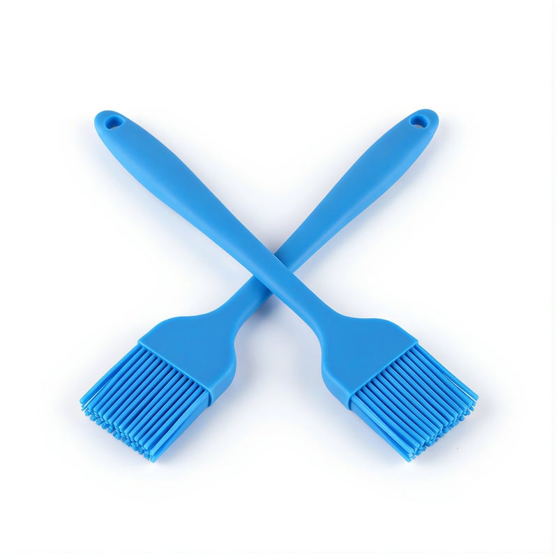 Silicone Basting Brush No Bristle Shed No Sticky Dishwasher Safe Easy Clean Pink 3 Size - Image 1