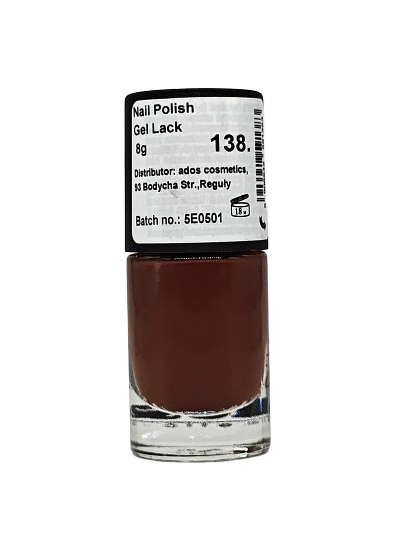 ados Nail Polish Gel Lack 8 g - No. 138 - Image 2
