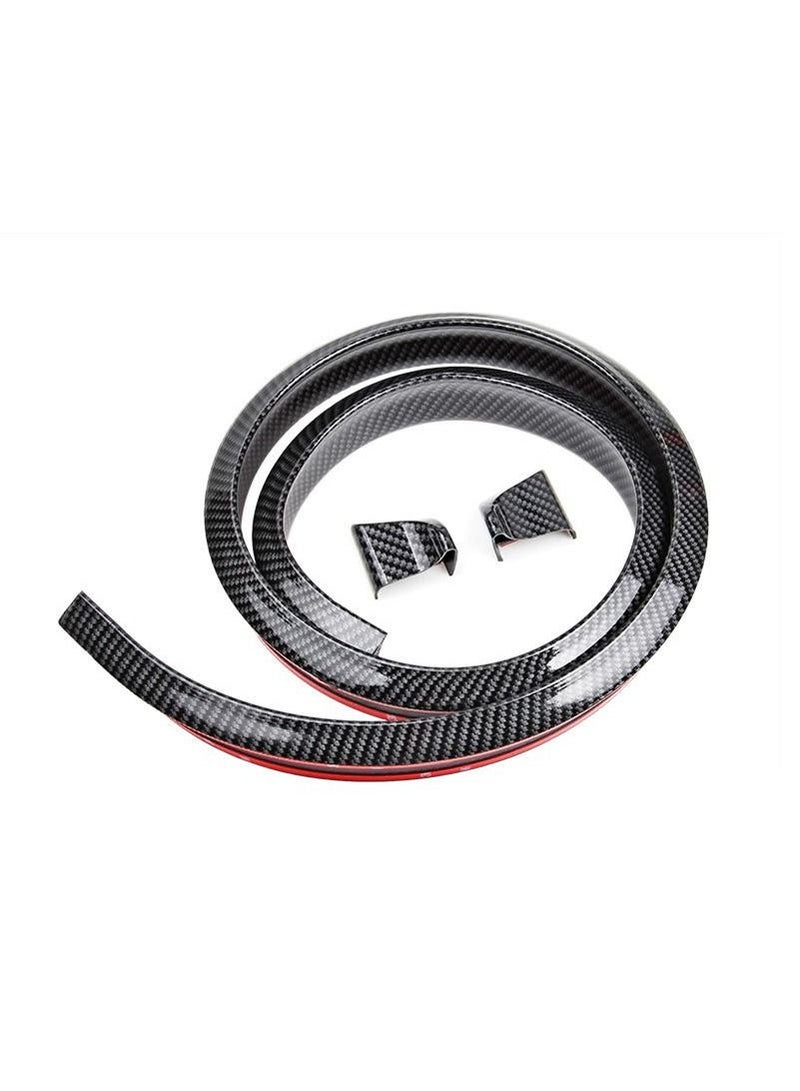 رويال Custom Flap Street Riders Dress up Tune Milly RubberStrip 1.38m Trunk Roof Bonnet Hatch Gate Custom flap 1450 (DYT-Carbon) Carbon Color - Image 1