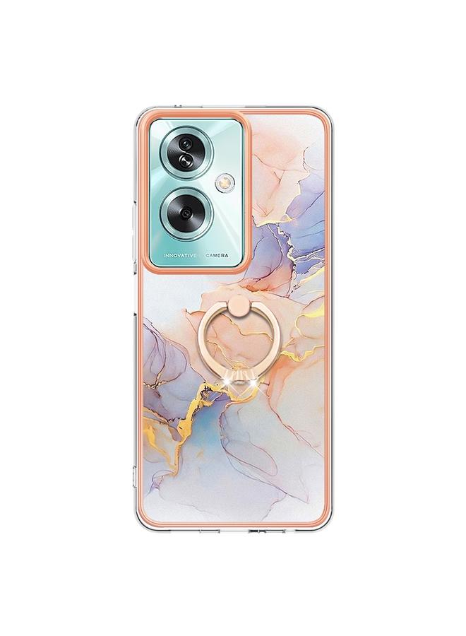S-TOP Case For OPPO A79 5G Global Electroplating IMD TPU Phone Case with Ring - Image 2