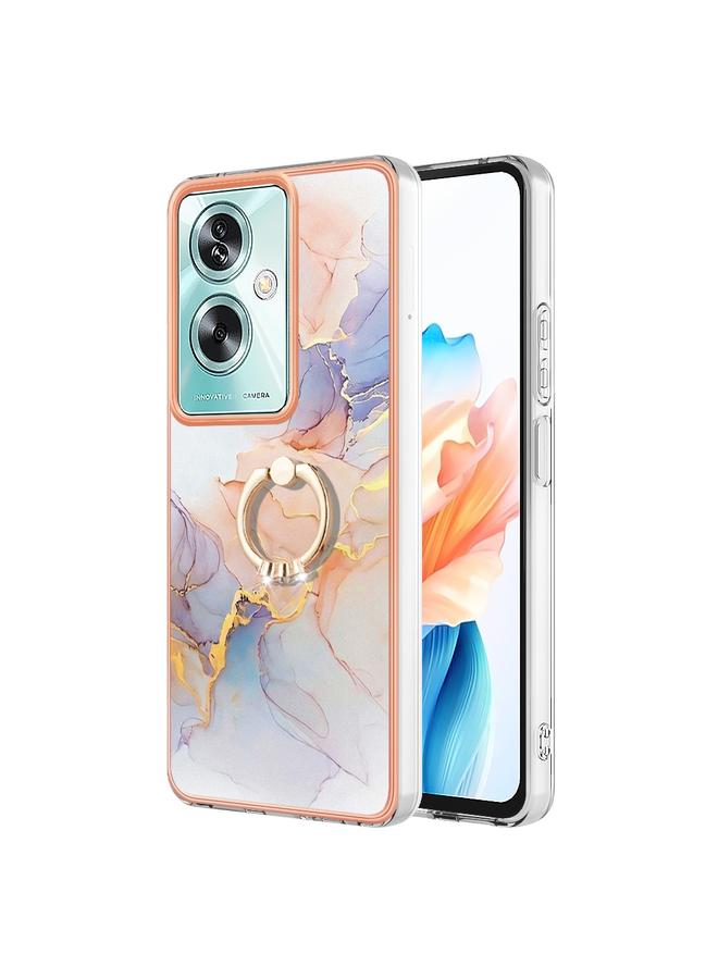 S-TOP Case For OPPO A79 5G Global Electroplating IMD TPU Phone Case with Ring - Image 1