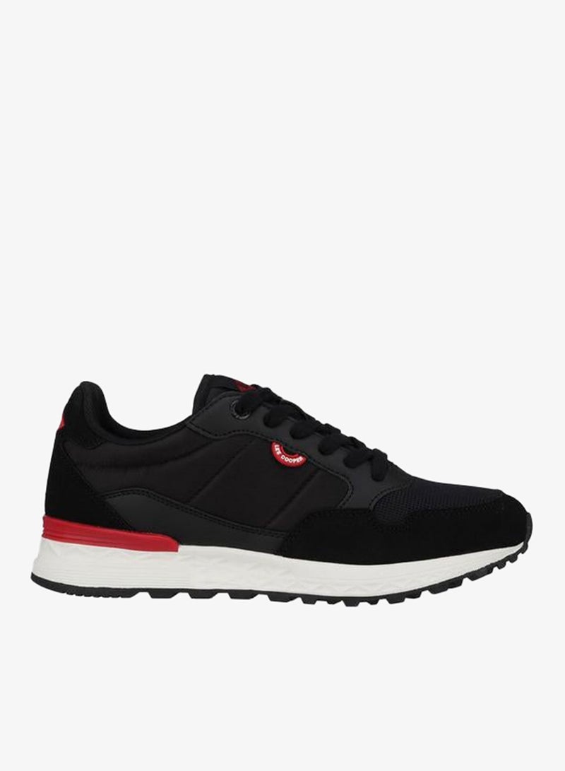 Lee Cooper Textured Lace-Up School Sneakers - Image 3