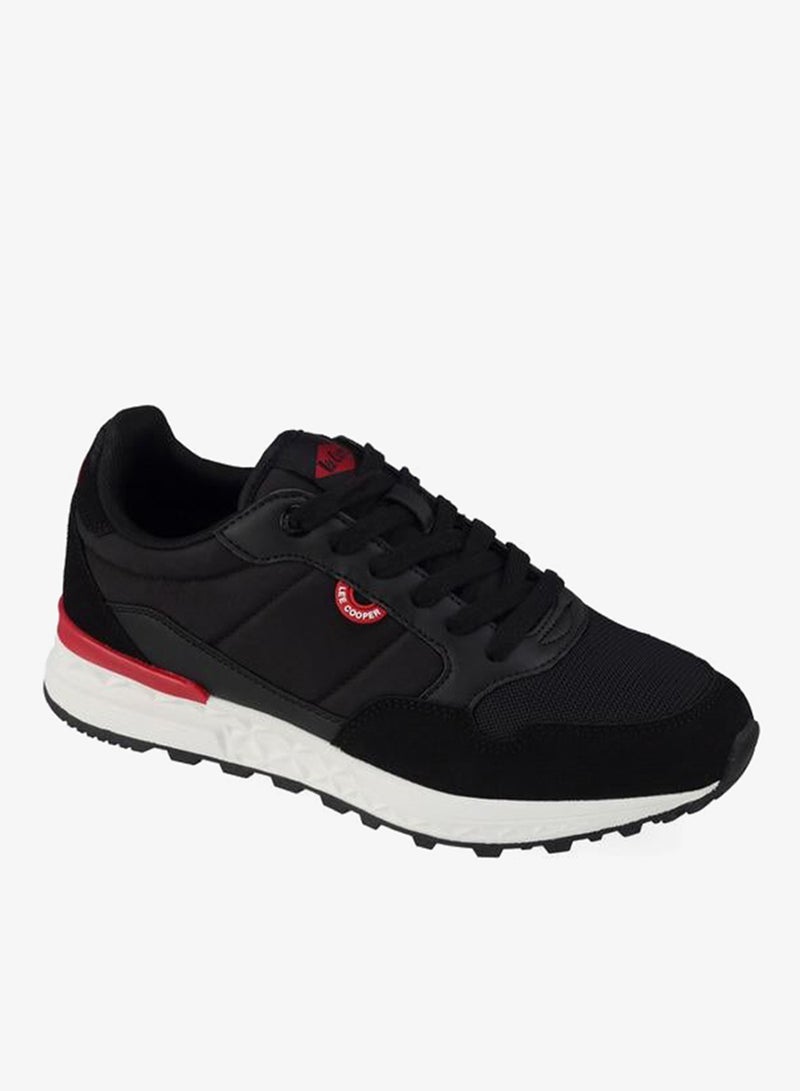 Lee Cooper Textured Lace-Up School Sneakers - Image 2