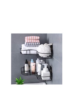 Generic Metal Bathroom Corner Shelf with Rust-Resistant Adhesive Sticker  - Image 4