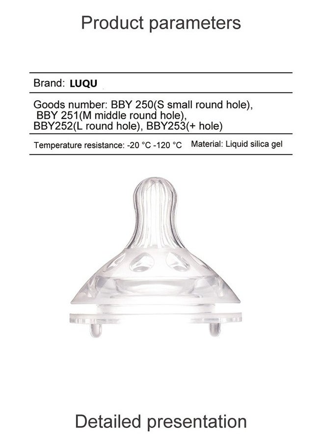 LuQu - Pack Of 2 Nipple Wide Neck Medium - Image 1