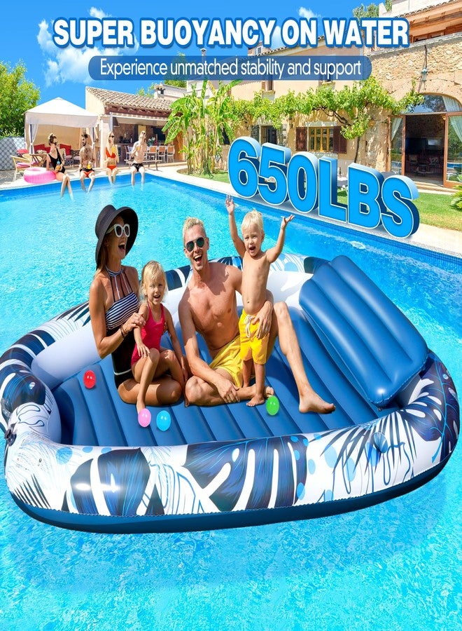 Sinbyuer 2026 Deluxe Inflatable Tanning Pool for 2 Person, 90x67Inch Tanning Pool Lounger Float for Adults, Blow Up Tanning Water Bed Suntan Tub with Cup Holders, Personal Sunbathing Pool for Backyard - Image 3