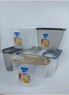 max plast Max Plast 1.5L High Quality Plastic Bean Storage Box, Multi Color  - Image 1