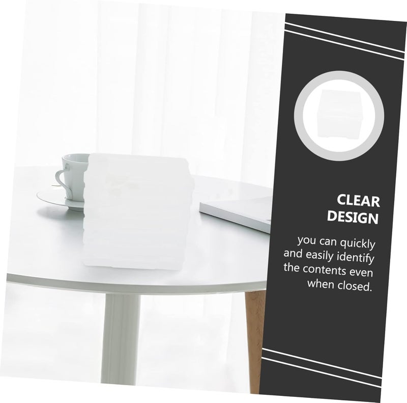 1set Photo Storage Organizer Box Photograph Case for Certificates Cards and Office Supplies Efficiently Keep Your Photos and Crafts Organized - Image 5