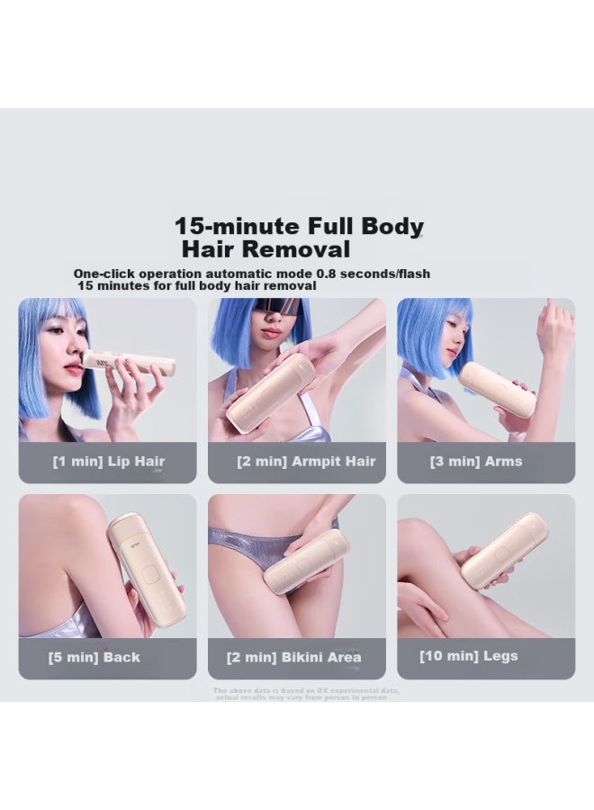 Aux Hair Removal Device Ice Point Laser Painless Full Body Armpit Private Area Home Shaver Girlfriend Wife Gift Box 1208 Ice Point Hair Removal Device - Image 4