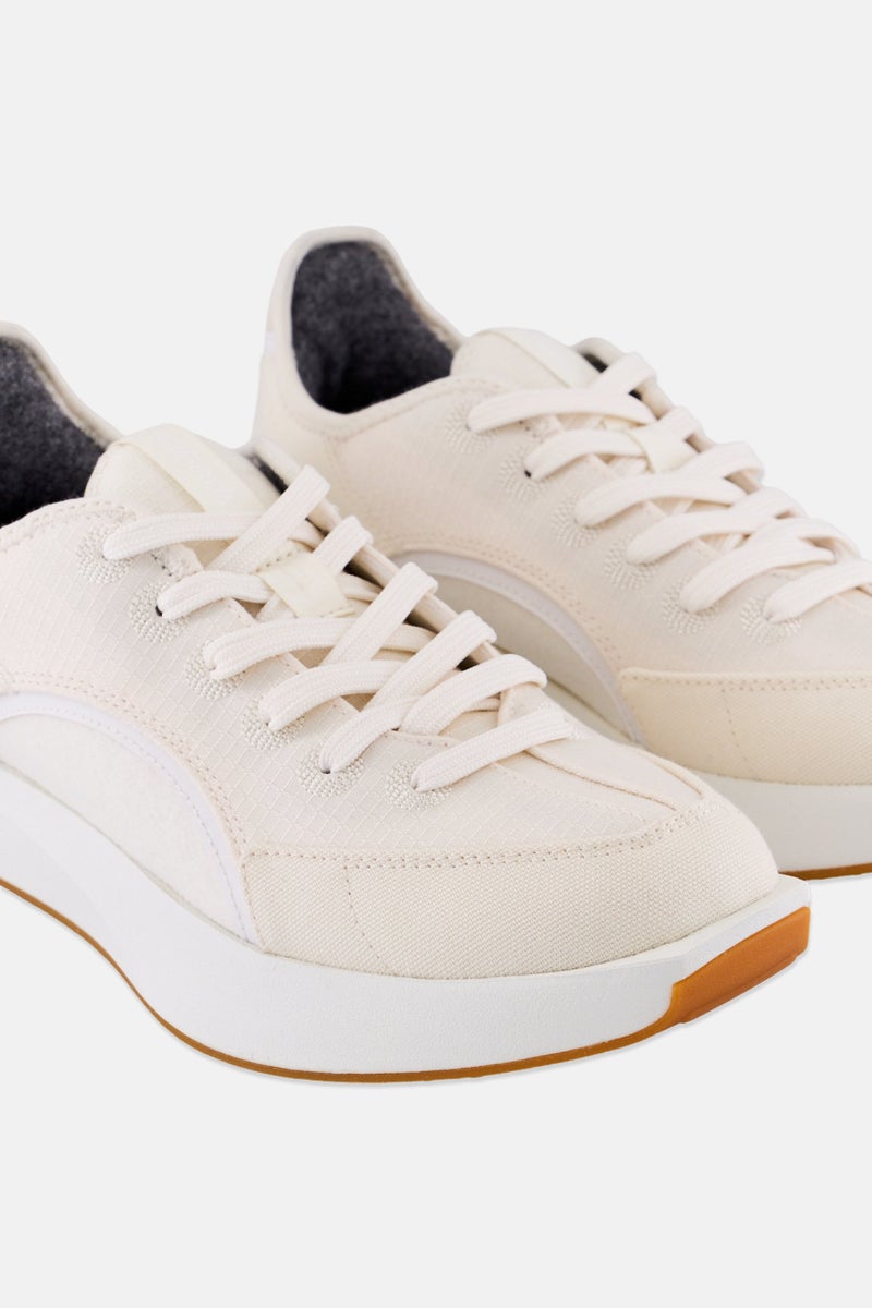 Allbirds Women Lace Up Casual Shoes, Off White - Image 3