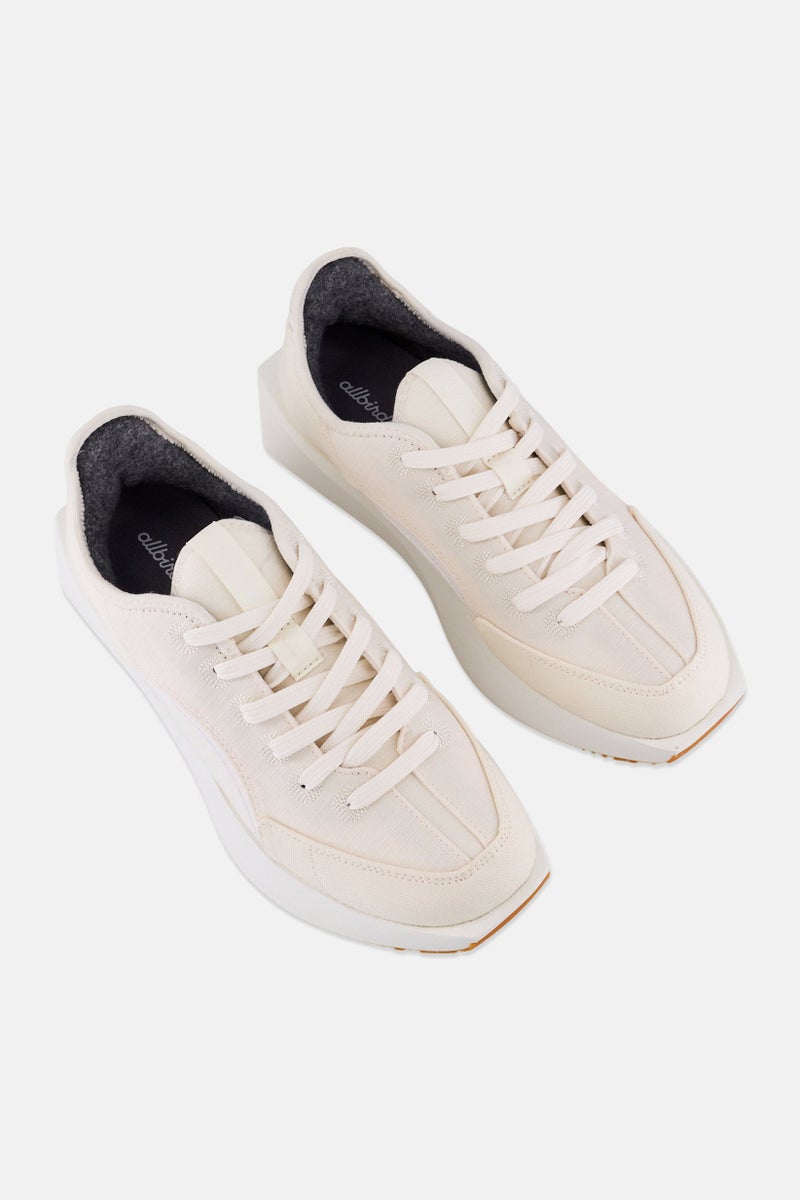 Allbirds Women Lace Up Casual Shoes, Off White - Image 4