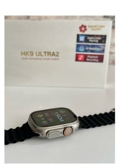 HK HK9 ULTRA 2 Series 9 Wearfit Pro SmartWatch SUPER AMOLED Display Open AI Chat GPT GPS NFC Bluetooth V5 Call Wireless Charger 49mm (black)  - Image 2