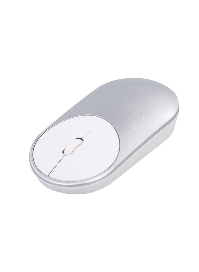 NIBEMINENT Dual Mode Wireless Mouse Silver  - Image 2