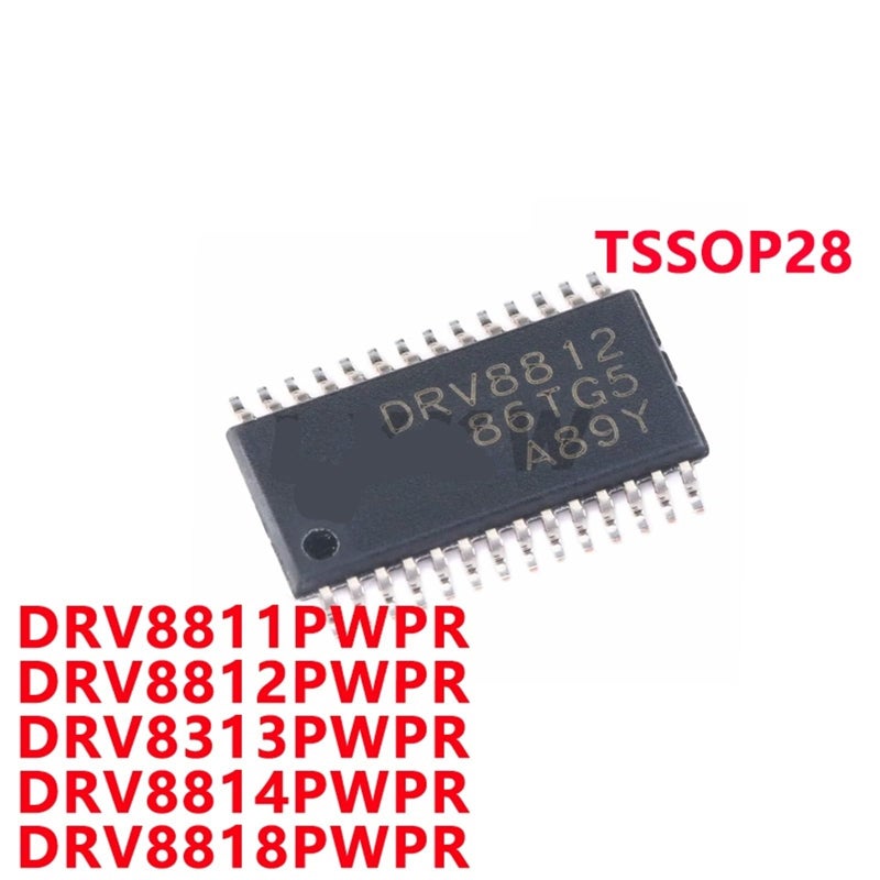 DRV8811PWPR محرك محرك IC حزمة TSSOP28 مجموعة من 5 قطع - Image 3