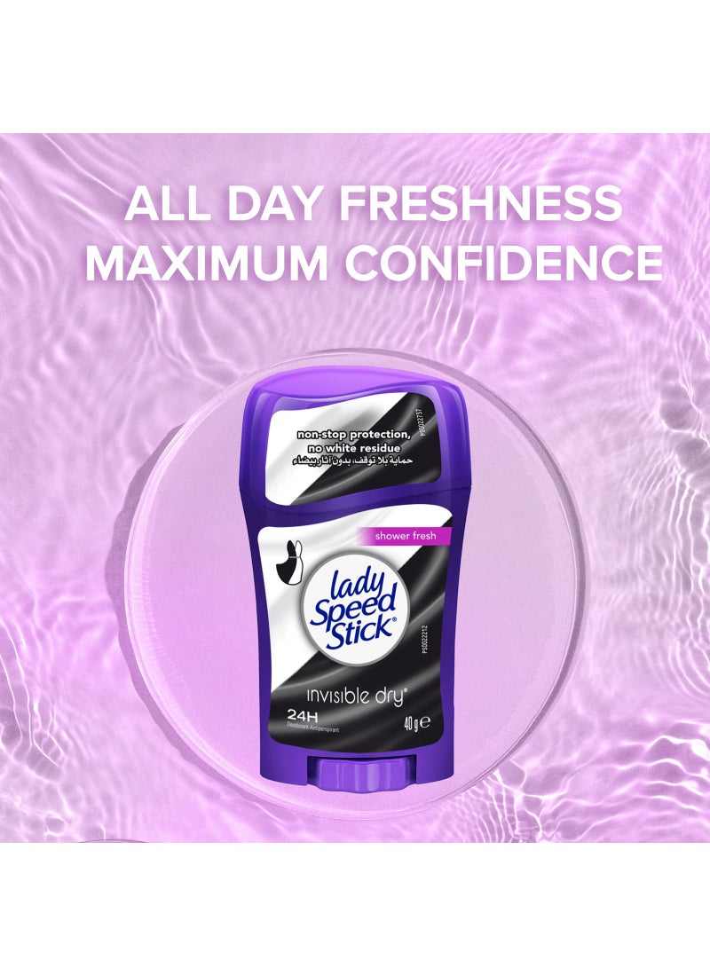 ليدي سبيد ستيك عصا مزيل العرق غير المرئية الجافة المضادة للتعرق 40جم - Image 5