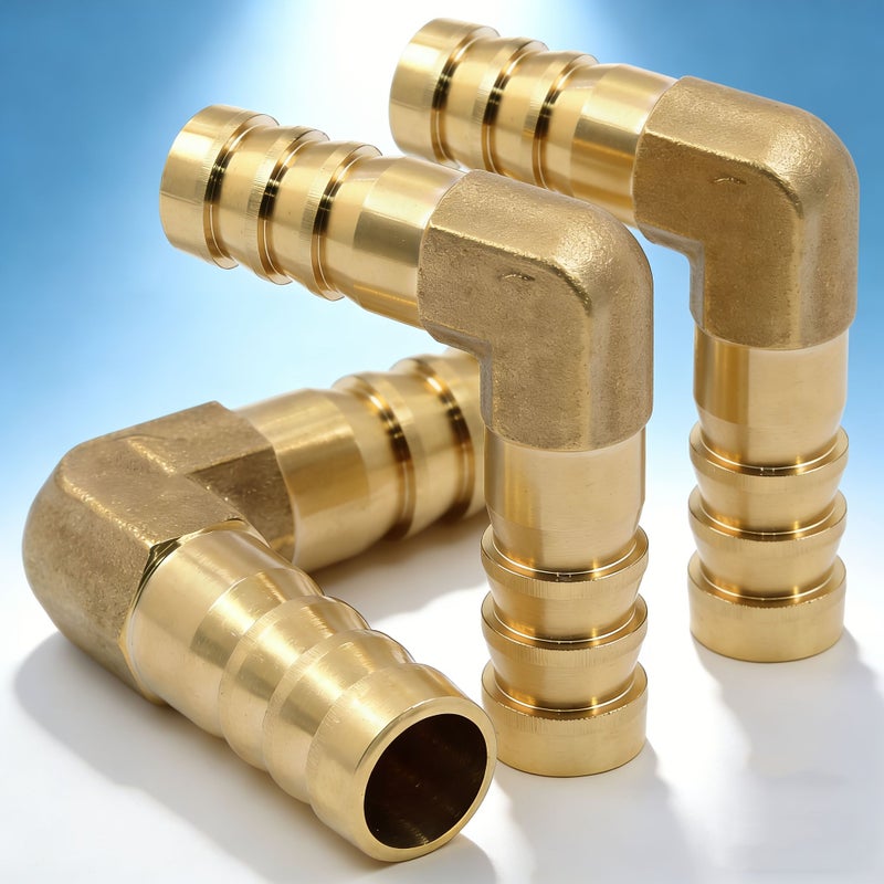 Thickened Brass 90 Degree Elbow 12mm Quick Connect For Air Water Hose - Image 5