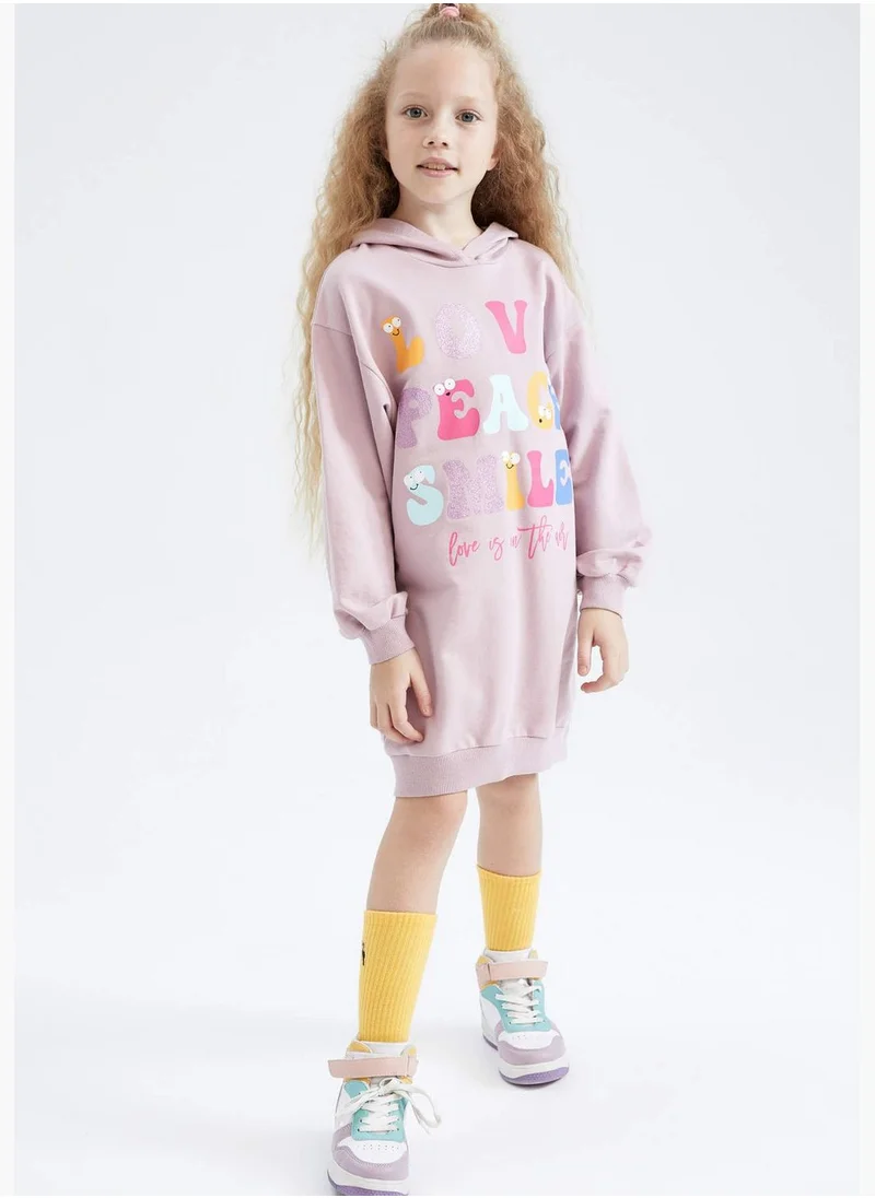 DeFacto Girl Dress Long Sleeve Knitted Dress