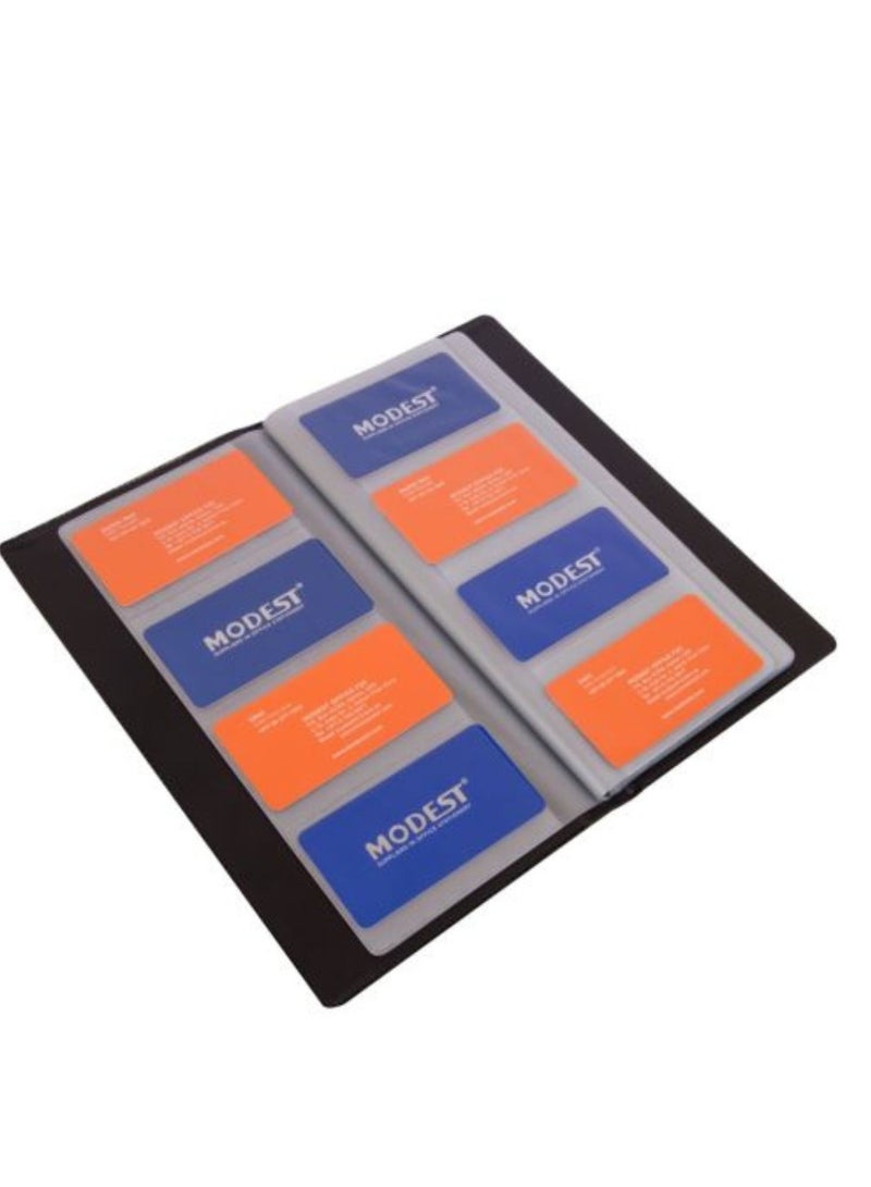 MODEST Modest Visiting Card Holder 240 Cards Capacity Black  - Image 4