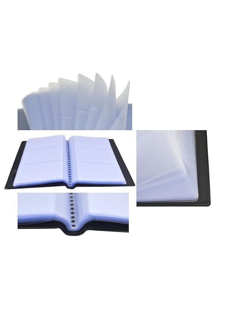 MODEST Modest Visiting Card Holder 240 Cards Capacity Black  - Image 3