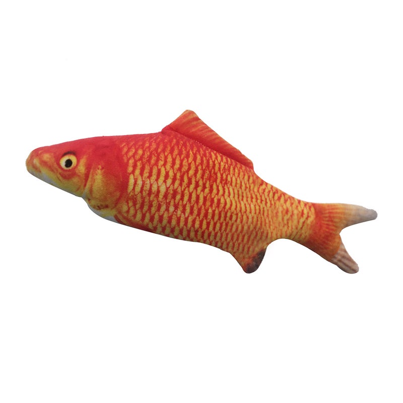 Realistic Plush Simulation Electric Doll Fish Funny Interactive Pets Chew Bite Supplies for Cat Fish Flop Cat Toy for Biting and Kicking - Image 2