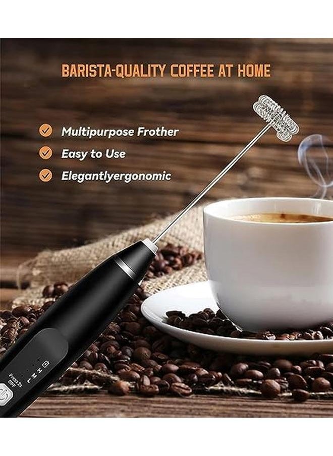 Milk Frother Handheld With 2 Heads Whisk Drink Foam Mixer Mini Handheld Milk Frother For Coffee Latte Cappuccino Hot Chocolate Egg Black And Suitable For A Variety Of Kitchen Use Scenarios. - pzsku/Z9A4F022A31AA789D1850Z/45/_/1719633871/85186c63-bed2-4afc-a0cb-2c9a363f5ed1