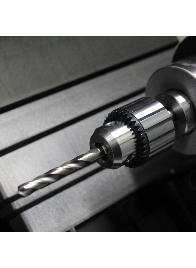 Drill Chuck Set, 1/2-Inch Drill Chuck with Chuck Key with JT33-MT1 and Morse Taper Arbor  - Image 3