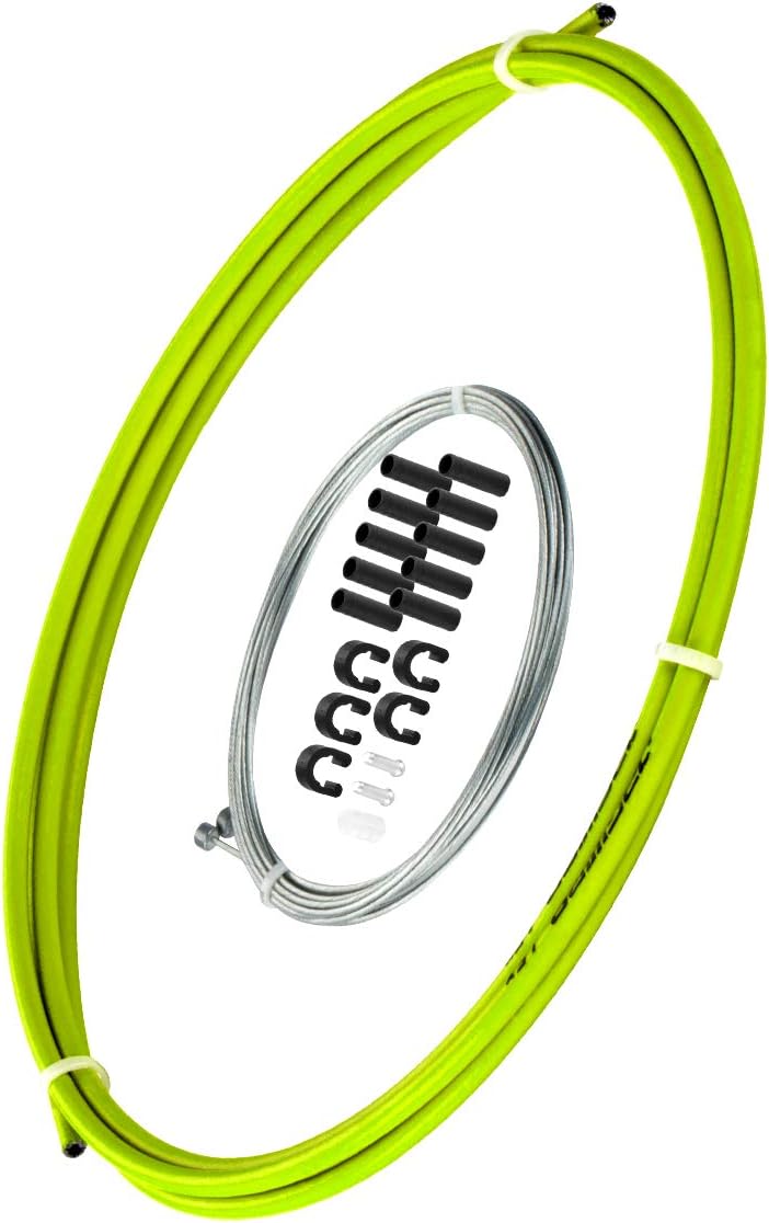 CNC Bicycle Shifter Cable and Housing for Road/Mountain Bike/MTB, Black/Blue/Green/Orange/Red/White - Image 2