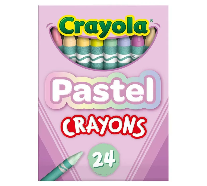 Crayola Crayola Pastel Crayons, 24 Colors
