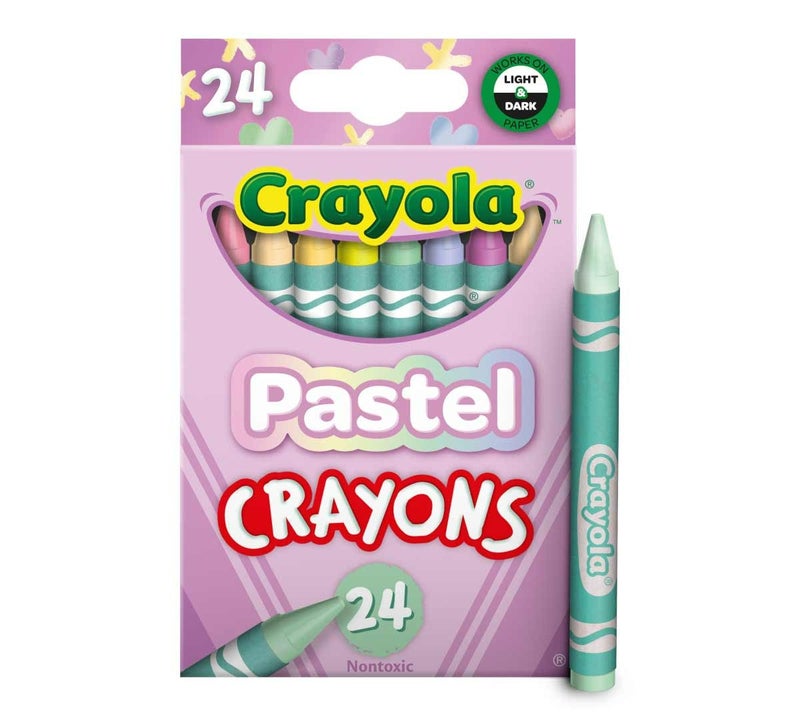 Crayola Pastel Crayons, 24 Colors - Image 3