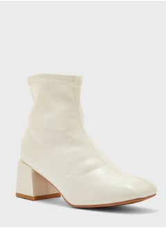 ELLA Rounded Point Sock Ankle Boot  - Image 2