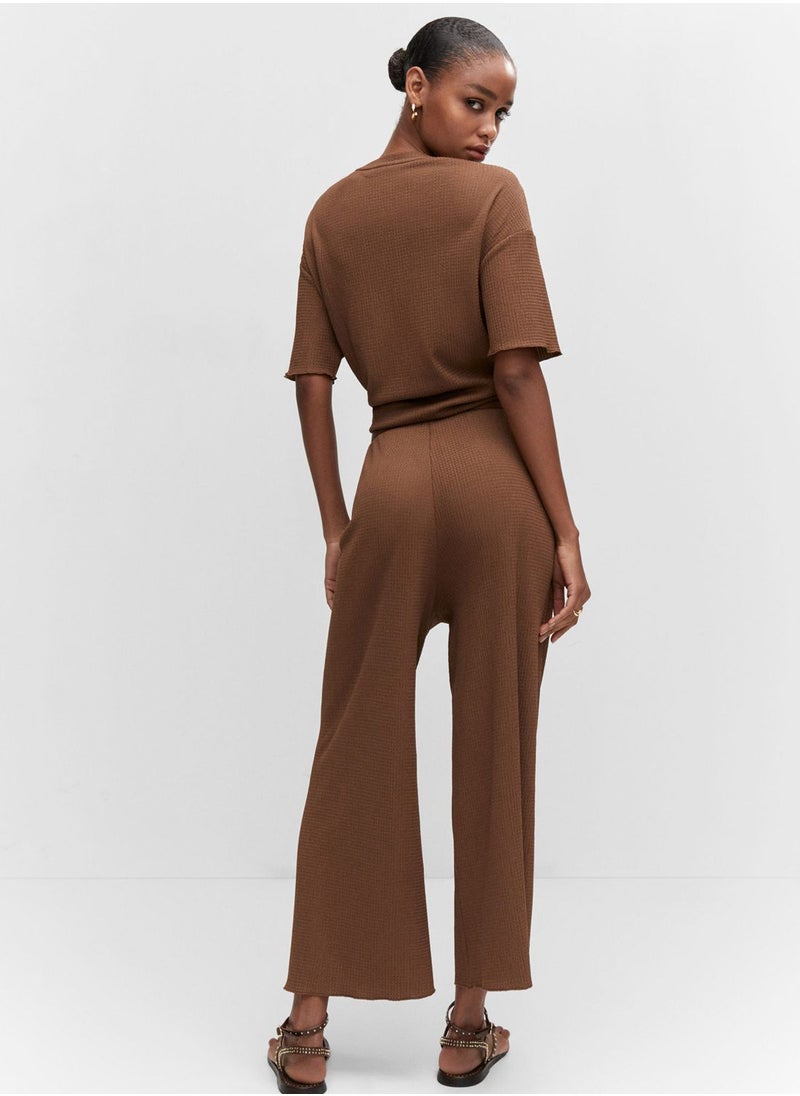 MANGO - Wide Leg Pants - Image 1