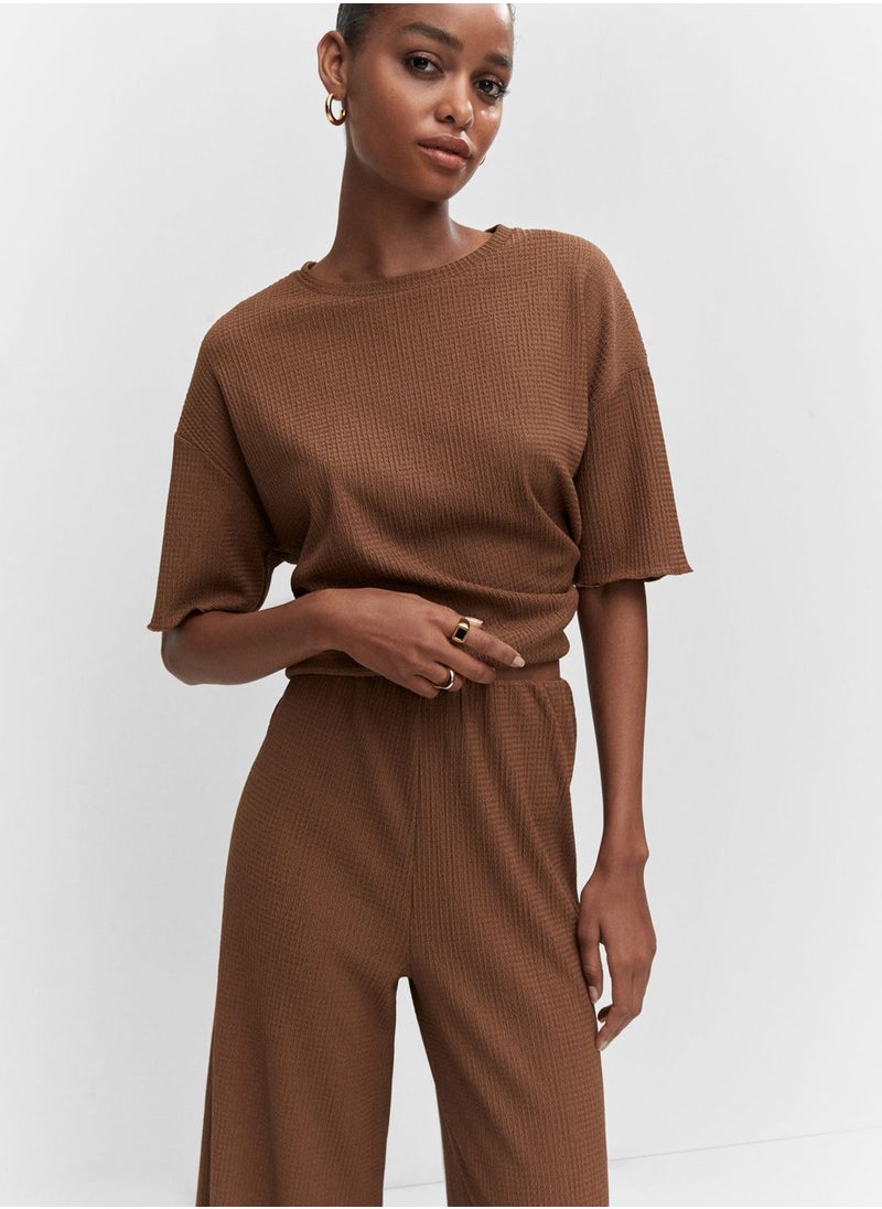 MANGO - Wide Leg Pants - Image 1