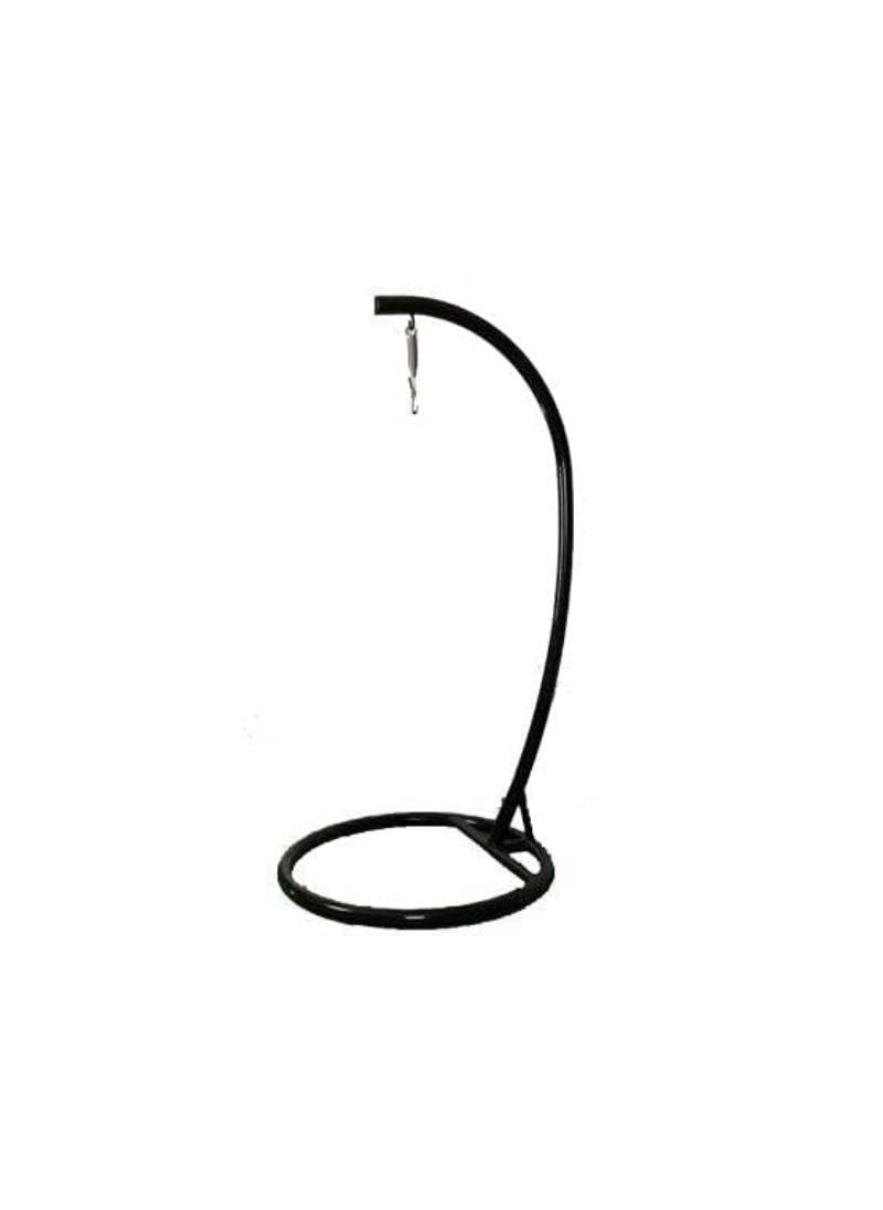 ANAND INDIA GROUPS ANAND INDIA GROUPS Swing Stand Only Iron OutdoorIndoor SwingJhulaHammocks Stand Standard SizeBlack CurveSwing Iron Stand 