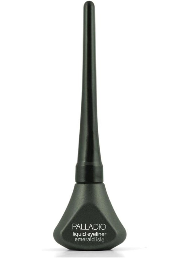 PALLADIO Liquid Eyeliner | Long Lasting Creamy Pencil | Shimmer Eye Liner | Buttery Smooth Tip | Professional Makeup Glittery Pencil | Emerald Isle | 3.8 Ml - Image 2