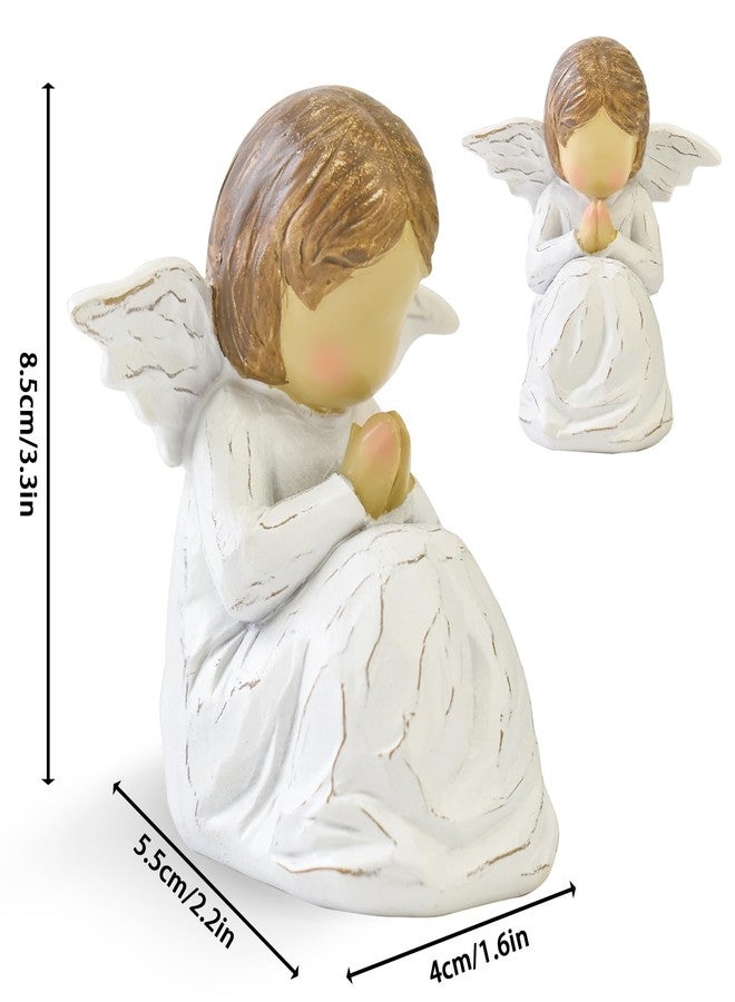 CUNTAUK Praying Angel Figurine Christian Christening Gifts for Girls Women for Thanksgiving Christmas Home Decor Ornament Memorial Confirmation Gifts - Image 3