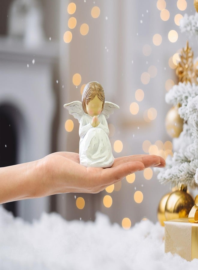 CUNTAUK Praying Angel Figurine Christian Christening Gifts for Girls Women for Thanksgiving Christmas Home Decor Ornament Memorial Confirmation Gifts - Image 2