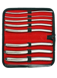 BIONEX 8 Pieces Stainless Steel Medical Dilator Sounds Set Sounding Rod  - Image 1
