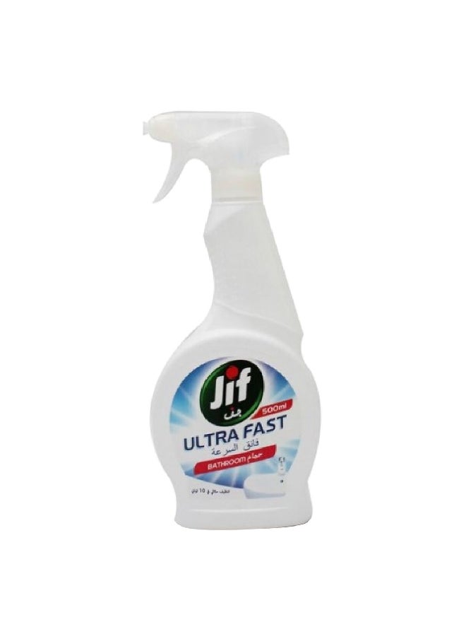 Jif Ultra Fast Antibacterial Toilet Cleaner Spray Clear 500  ml 69586060  - Image 1