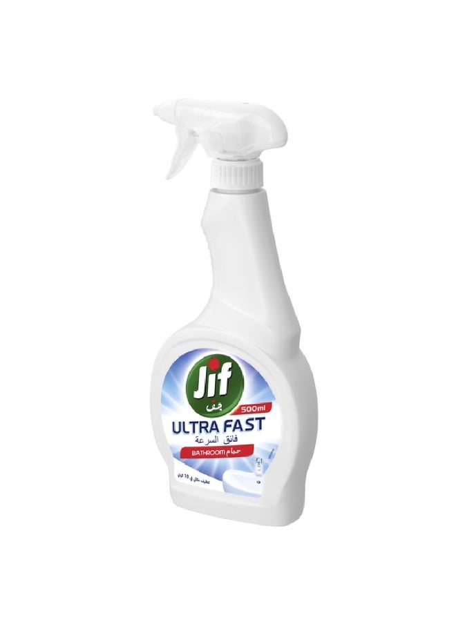 Jif Ultra Fast Antibacterial Toilet Cleaner Spray Clear 500  ml 69586060  - Image 2