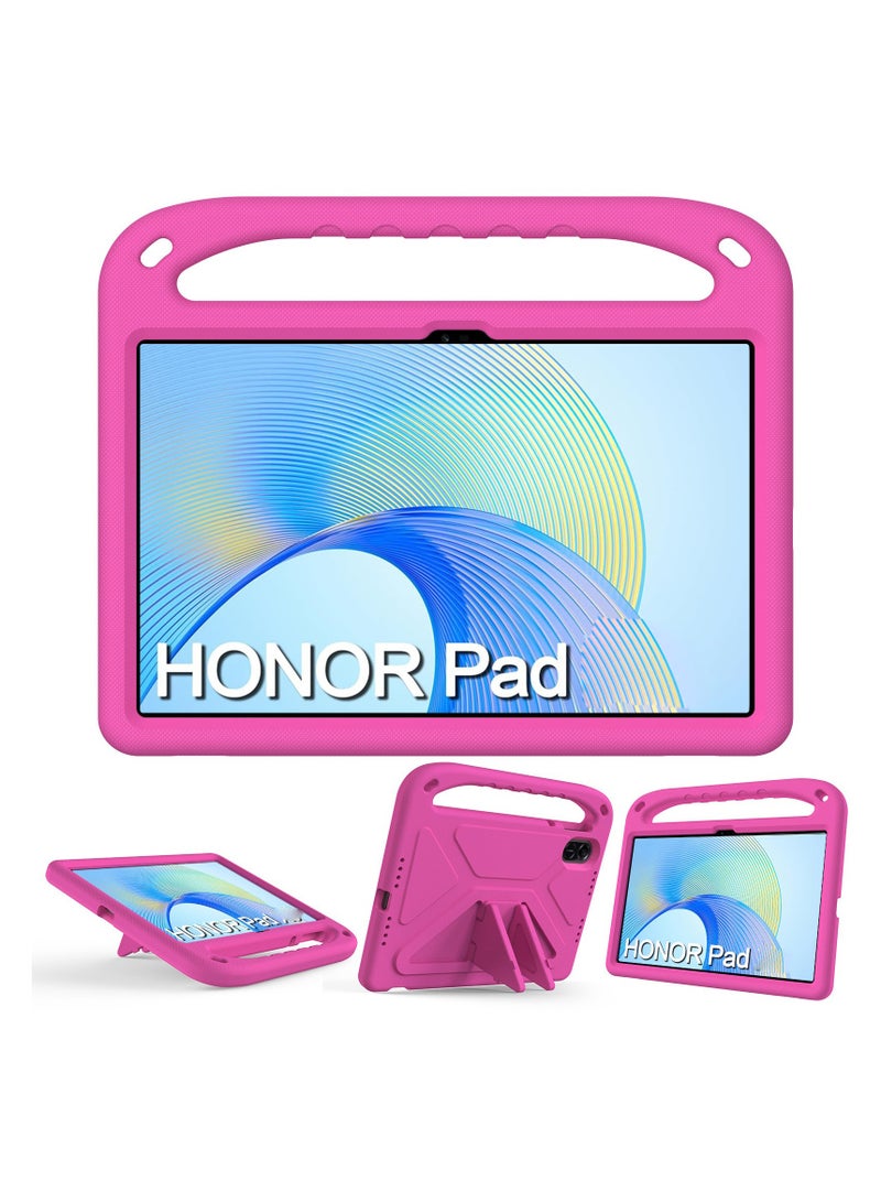 Suitable for Honor Pad X8a 11.0-inch 2024 compatible housing, lightweight EVA child friendly shock and drop resistant protective case with handle and hidden bracket cover - Image 1