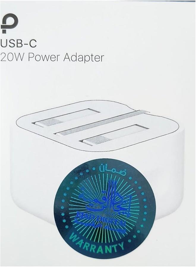 PROMASS USB-C 20W Power Adapter - Compact Fast Charging with Folding Pins for Travel - Image 5