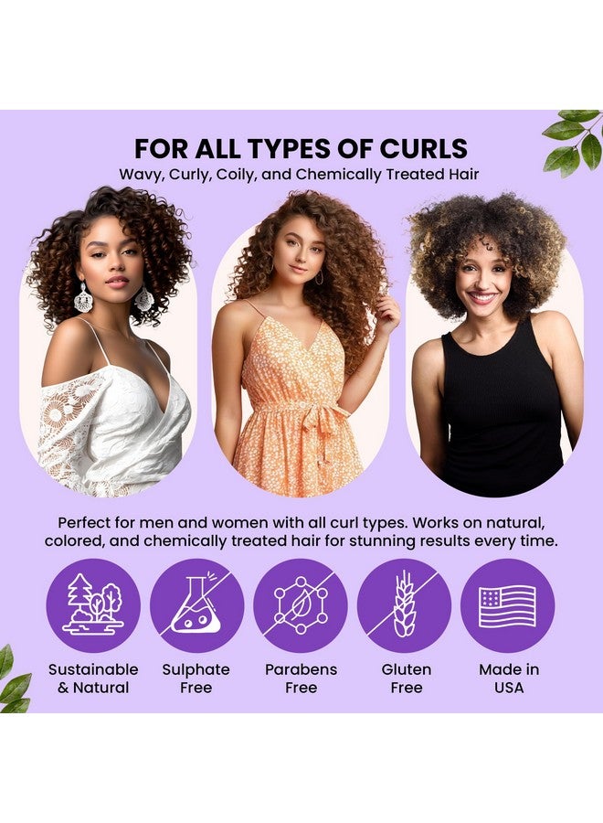 كنترولد كيوس كريم تجعيد الشعر Controlled Chaos Curl للشعر المجعد، كريم مُحدد بزبدة الشيا لتجعيدات طويلة الأمد وخالية من التجعد - كريم تجعيد الشعر بالألوفيرا الخالي من الكبريتات والبارابين للشعر المموج، صنع في الولايات المتحدة الأمريكية (5 أونصة) - Image 4