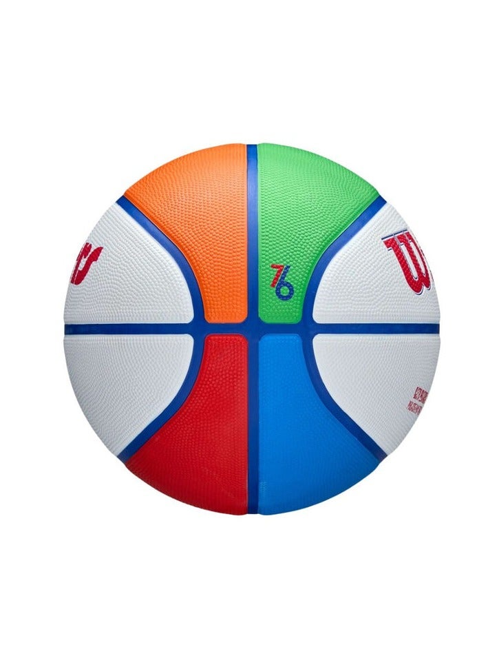 ويلسون كرة سلة NBA Team City Edition Icon Philadelphia 76ers 2024-2025 - الحجم الرسمي وقبضة متينة وجودة ممتازة للعب في الأماكن المغلقة والمفتوحة  - Image 5