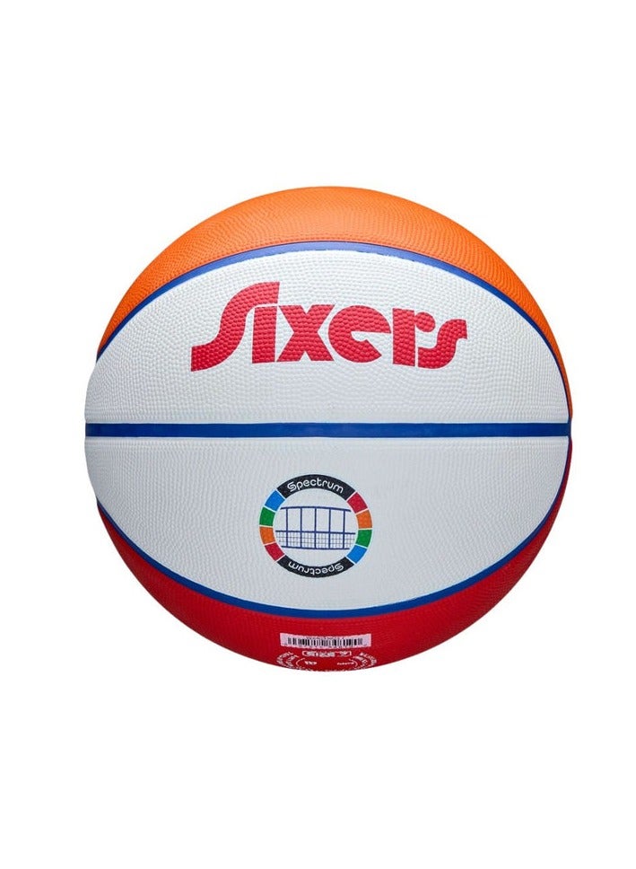 ويلسون كرة سلة NBA Team City Edition Icon Philadelphia 76ers 2024-2025 - الحجم الرسمي وقبضة متينة وجودة ممتازة للعب في الأماكن المغلقة والمفتوحة  - Image 1